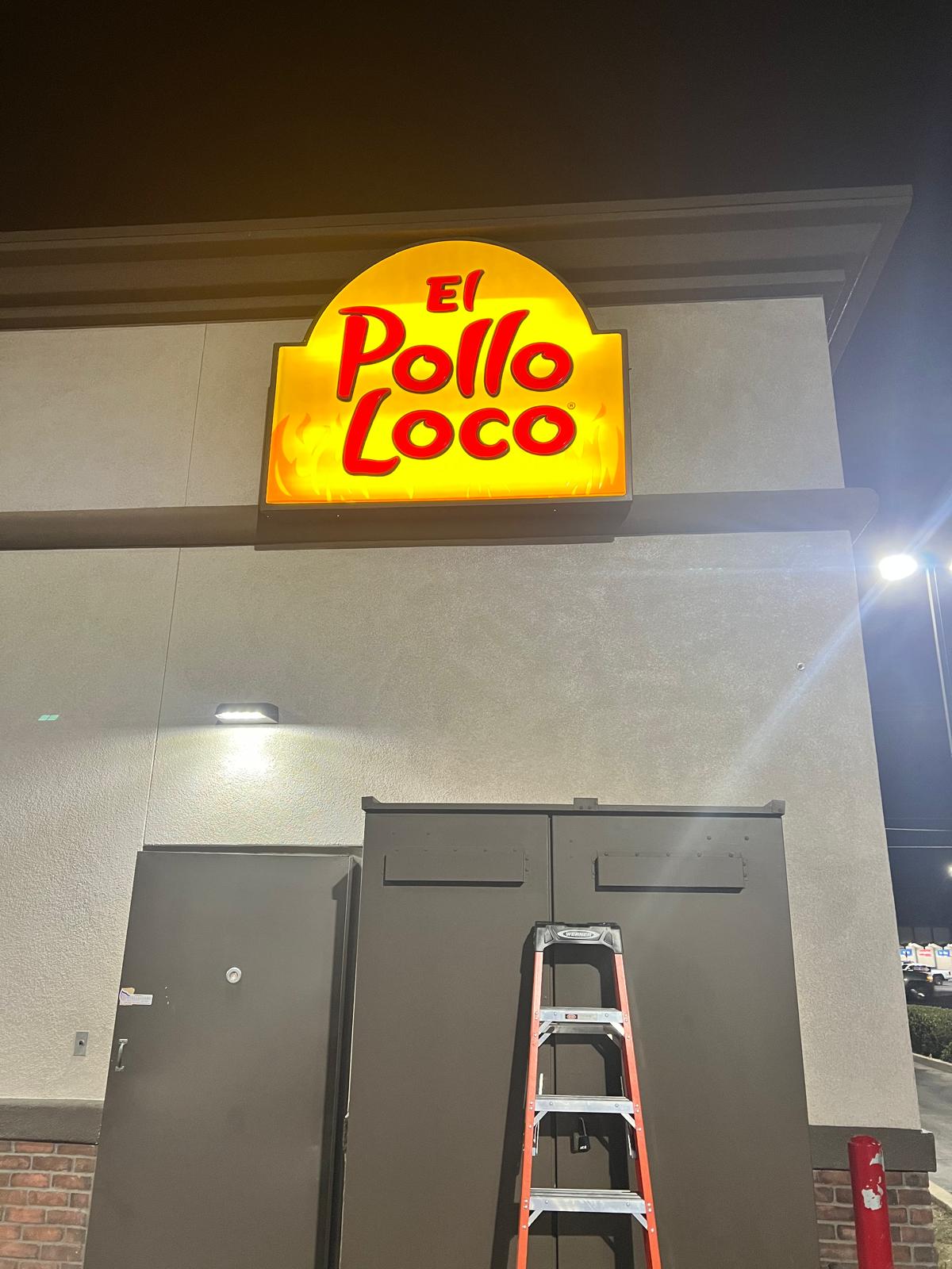 Commercial lighting after LED upgrade