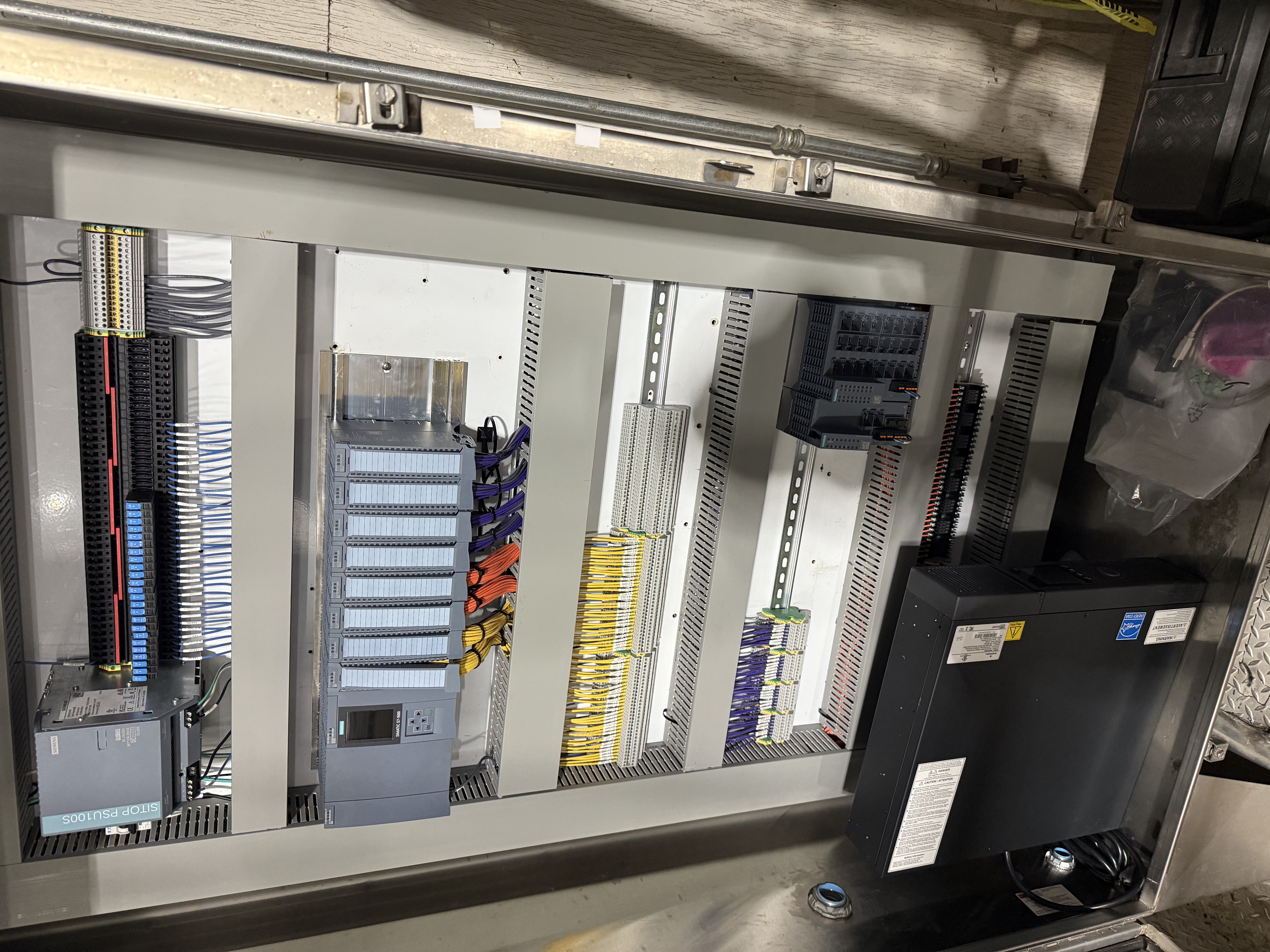 Industrial PLC wiring process