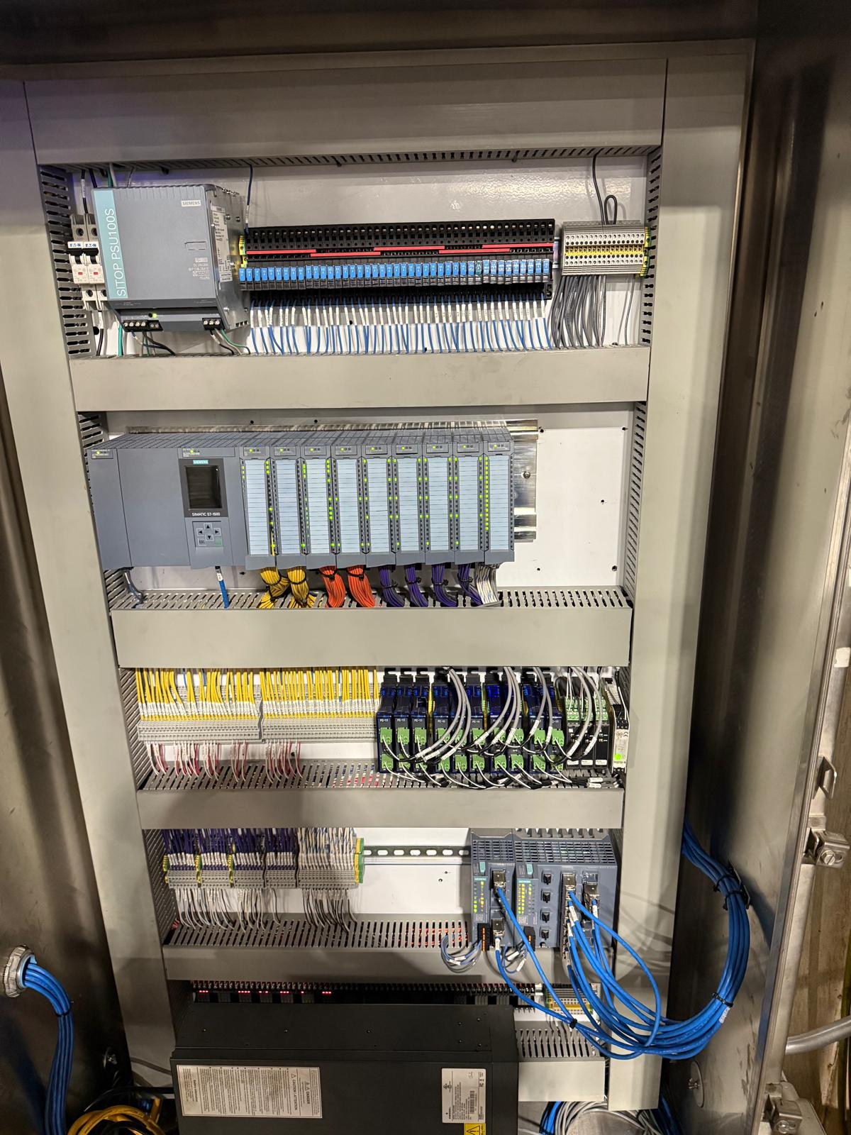 Completed PLC control panel work