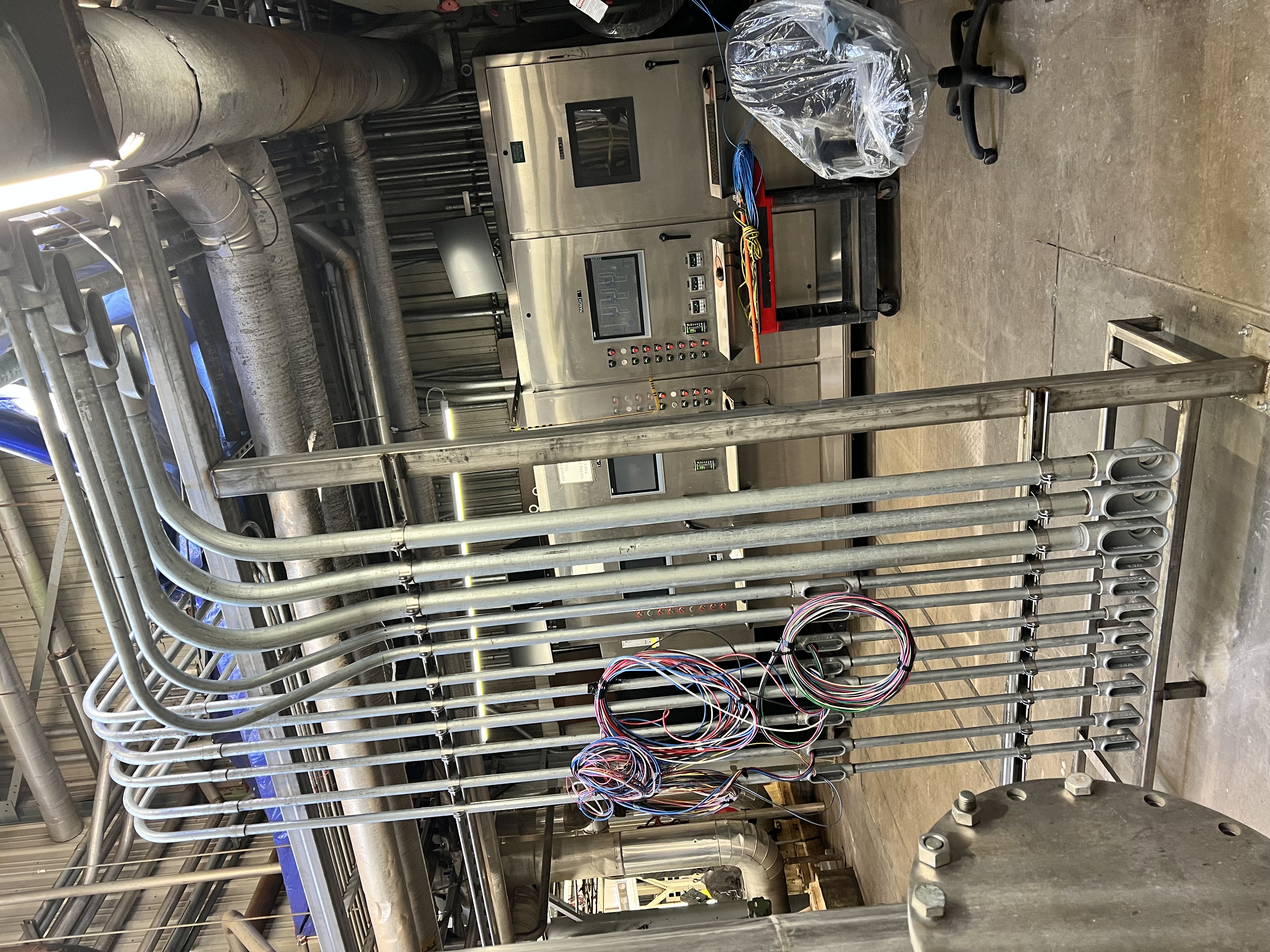 Industrial rigid conduit installation