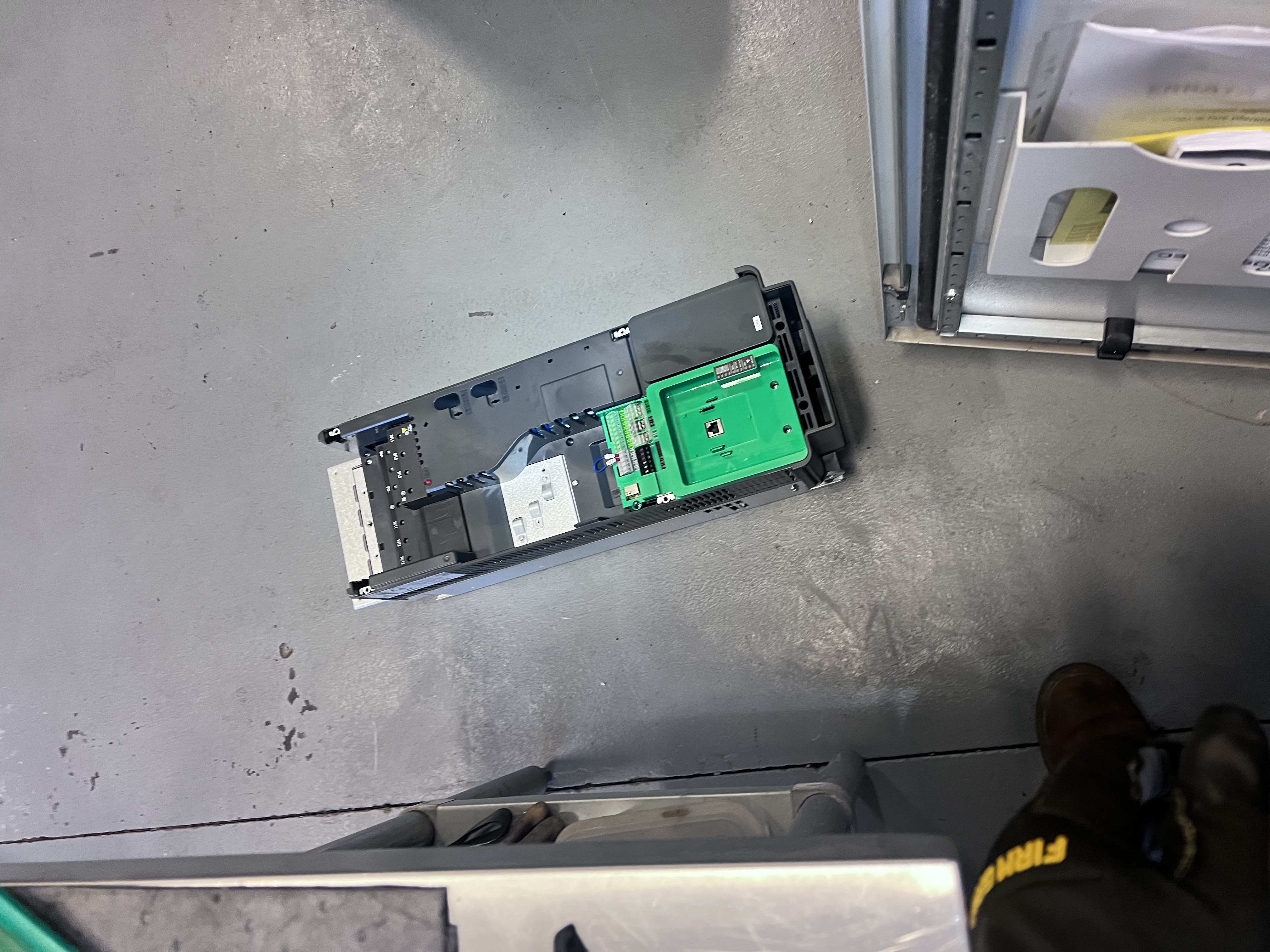 Industrial VFD replacement project