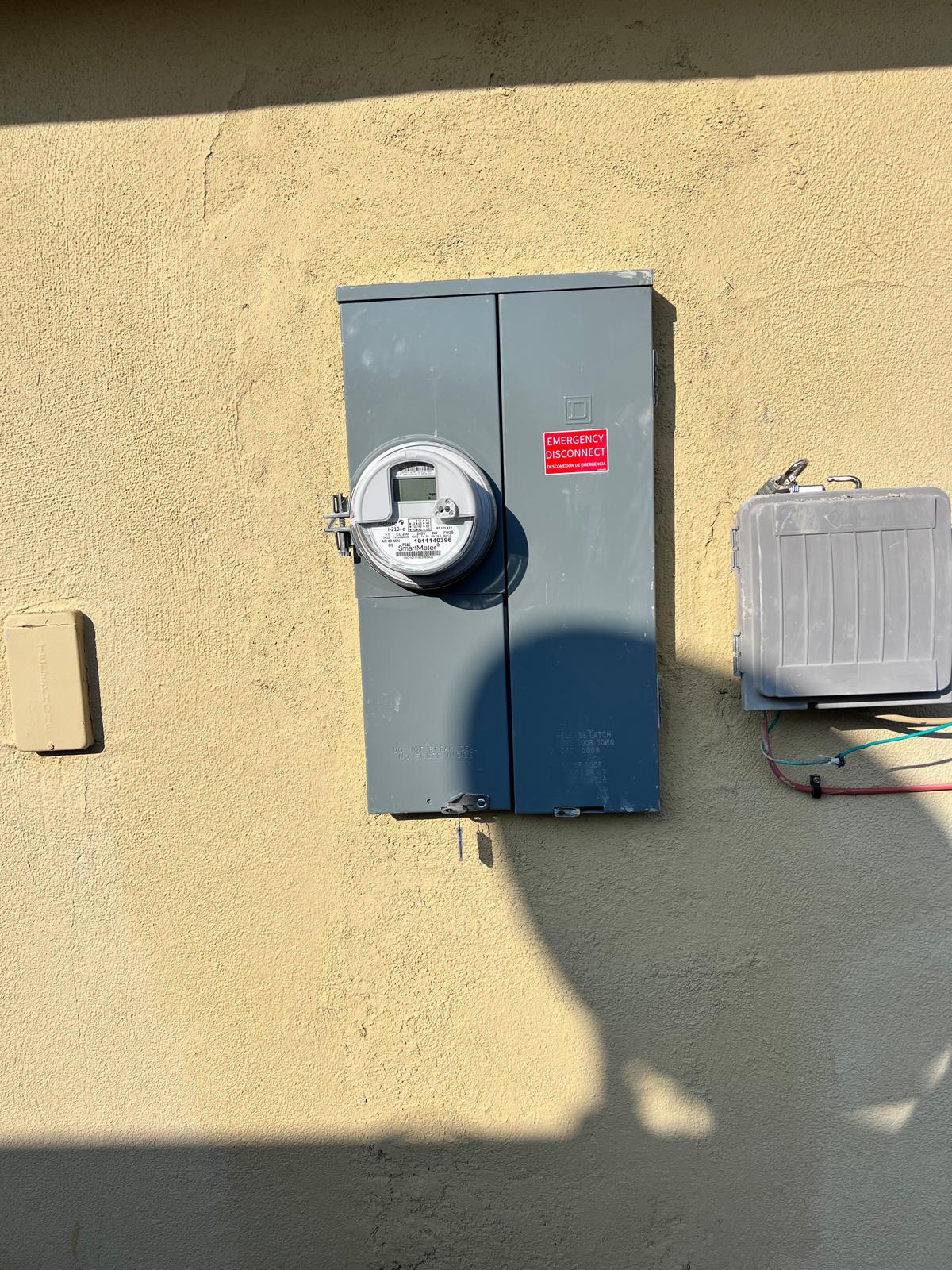 Completed residential electrical project