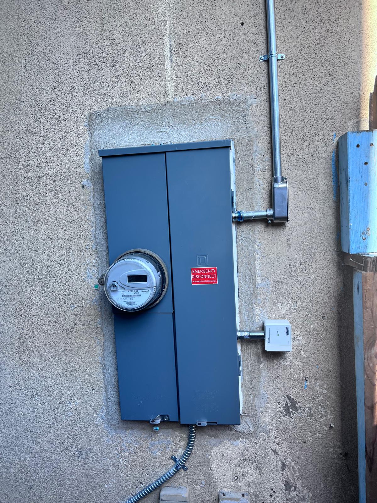 New 200-amp residential electrical panel